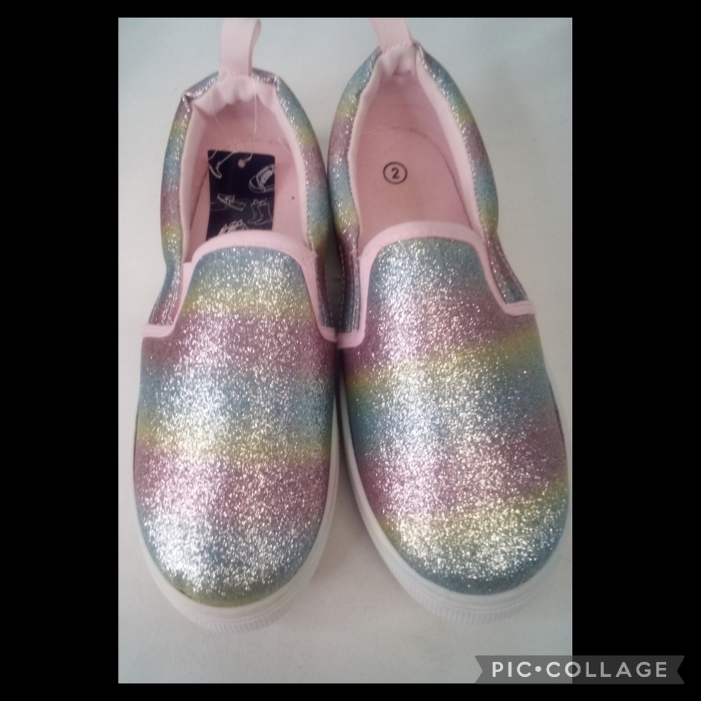 Glitter Little girl shoes